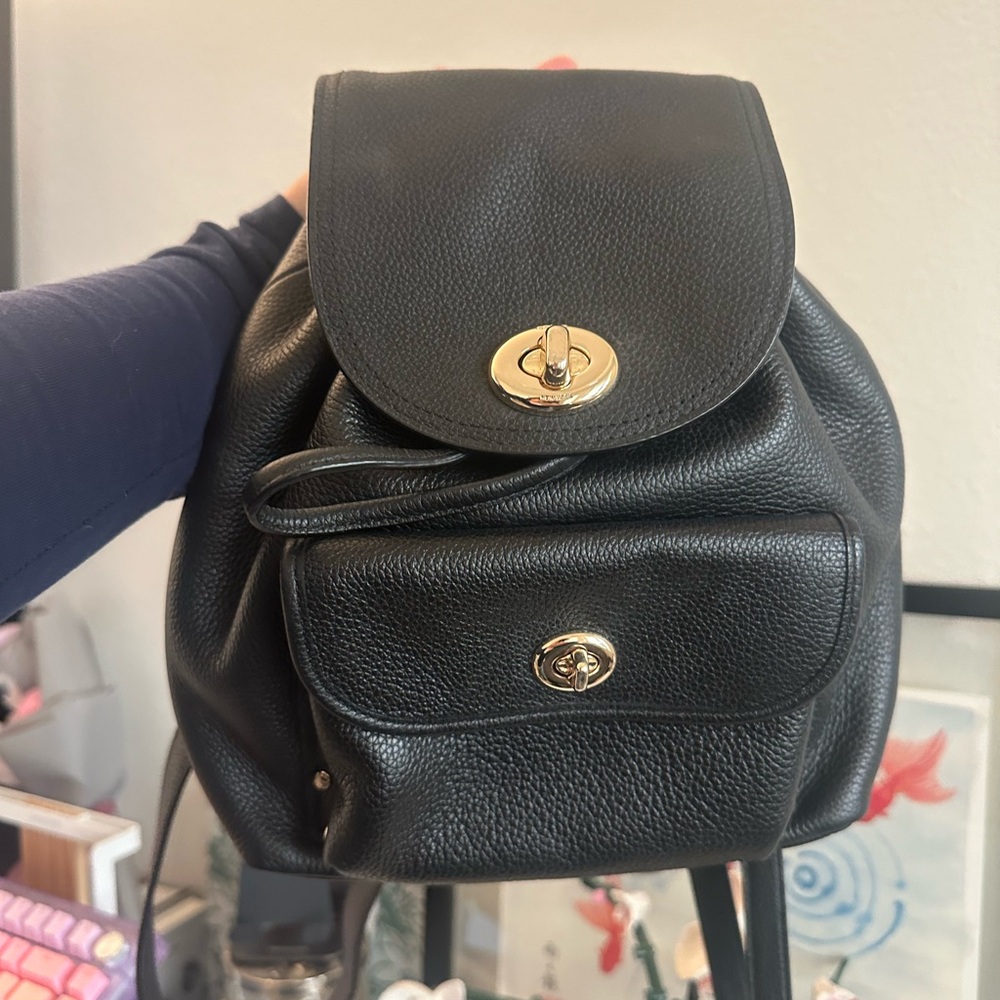 Coach mini turnlock rucksack